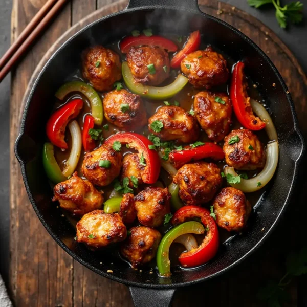 Hähnchen mit schwarzem Pfeffer