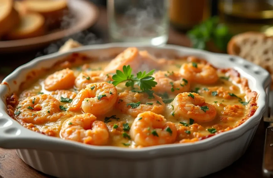 Wie man Knoblauchgarnelen Gratin in 4 einfachen…