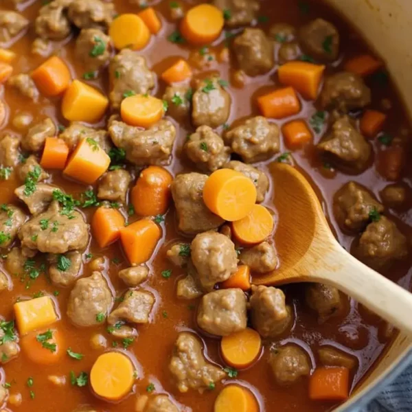 Klassischer Slow Cooker Rindfleischeintopf