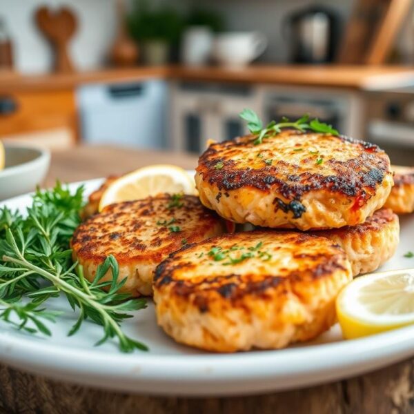 Rezept für rosa Lachskuchen aus Alaska: Einfach in…
