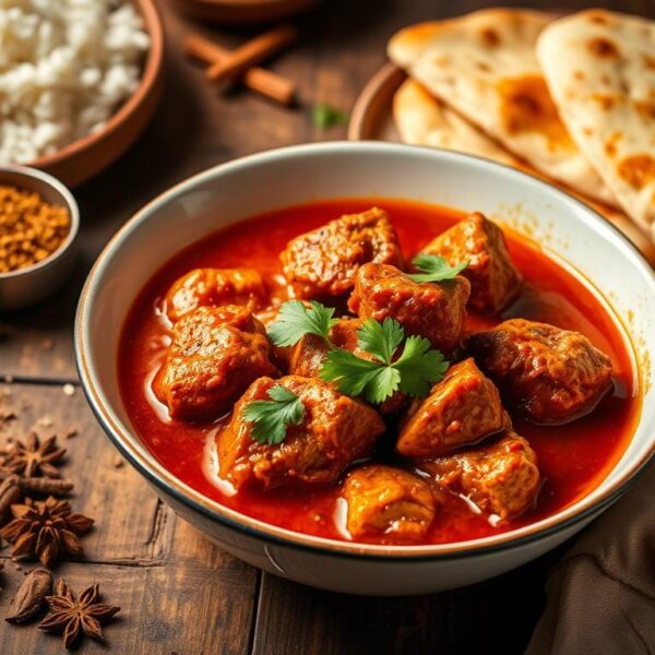 Würziges Lamm Vindaloo Rezept: Traditionelles indisches Curry