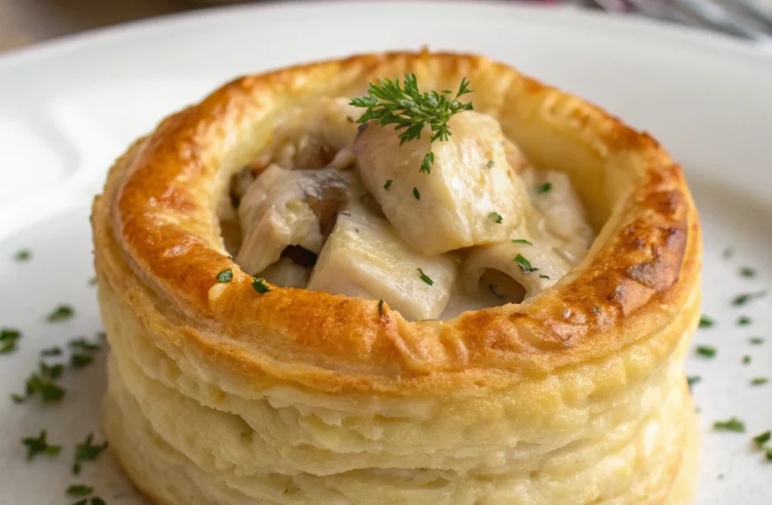 Cremiges Hühnchen Vol-au-vent – Fleischrezepte