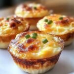 Homemade make-ahead egg muffins in a muffin tin with colorful vegetable fillings including bell peppers, spinach, and cheese