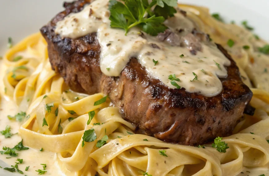 Cremiges Cajun Steak Alfredo